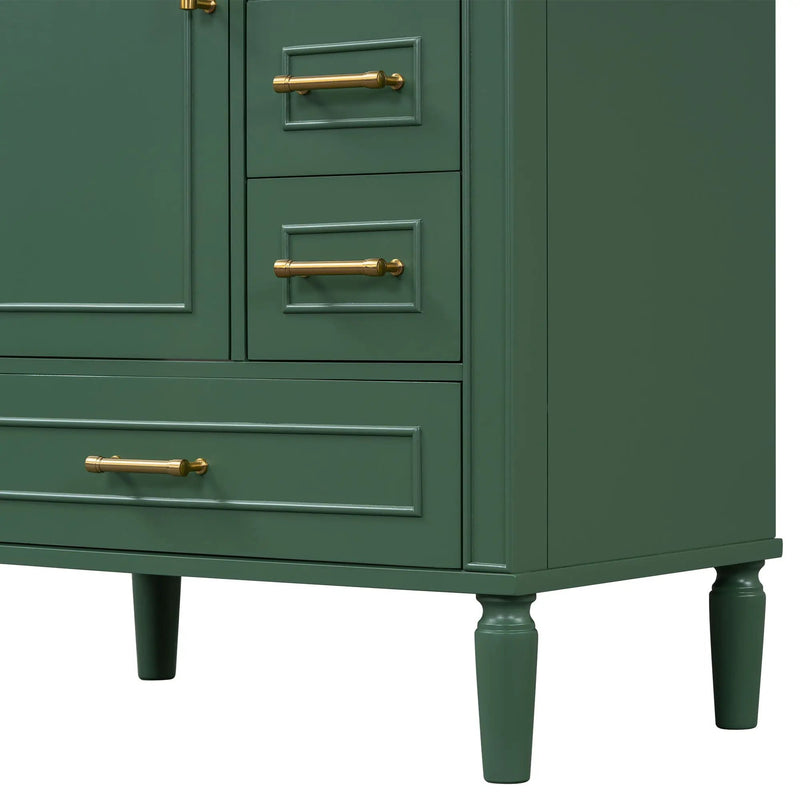 Traditional Bathroom Vanity Set With Soft Close Doors