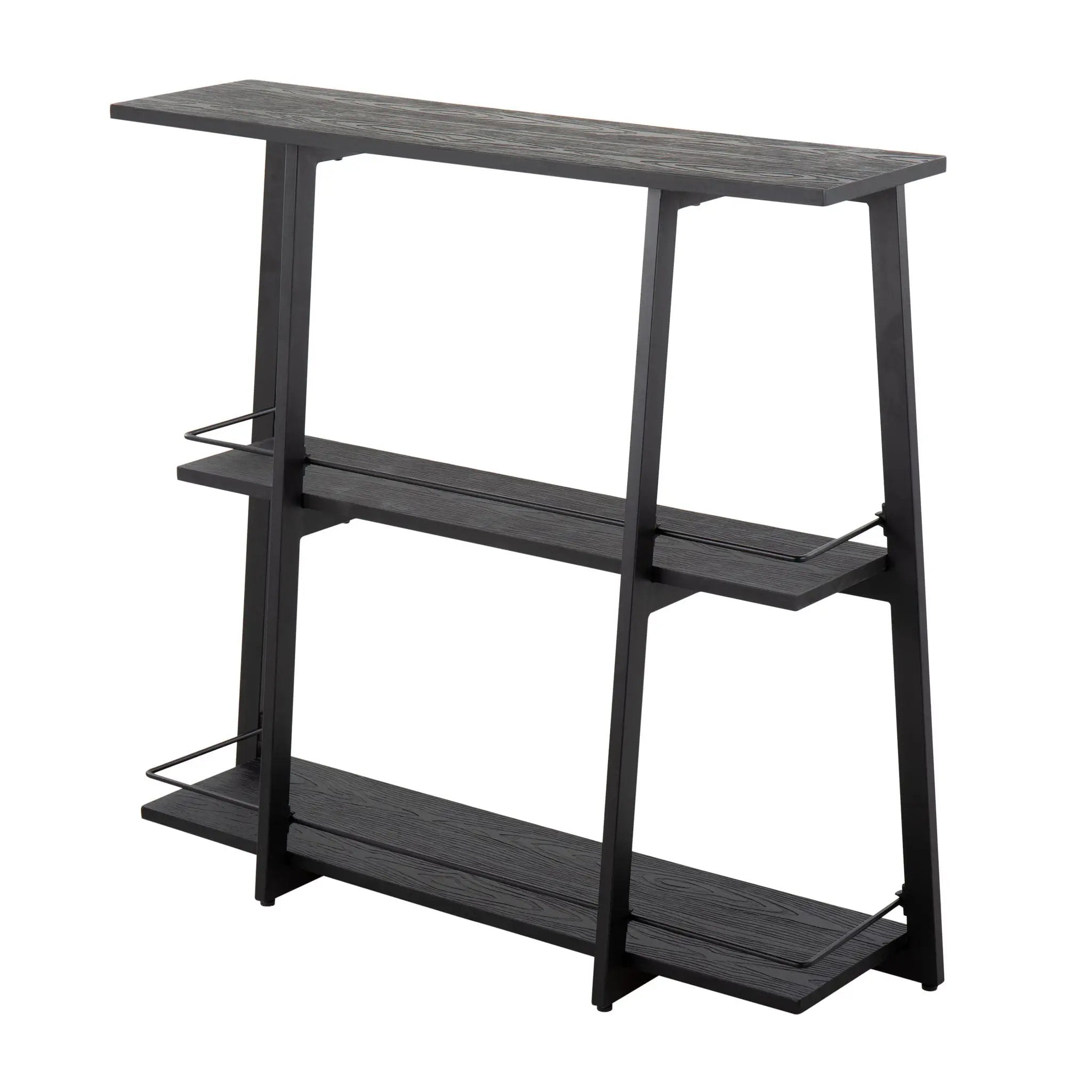 Converge - Industrial Bookcase - Black by Unique Piece Furniture