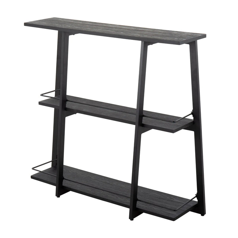 Converge - Industrial Bookcase - Black by Unique Piece Furniture