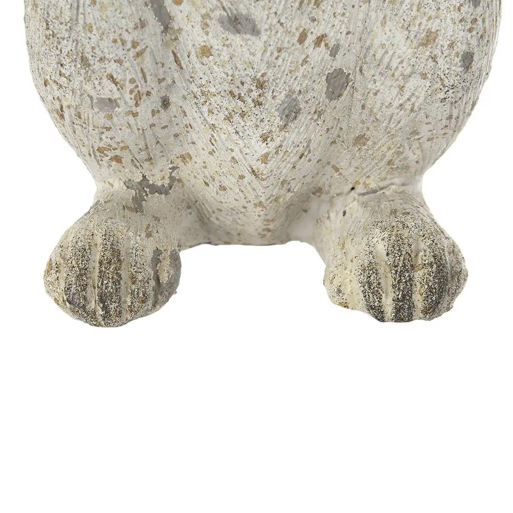 Resin Standing & Lying Down Squirrel Rustic, For Harvest Festival Fall Festival & Thanksgiving Table Decorations (Set of 2) - Antique Cream by HouseOfZazla