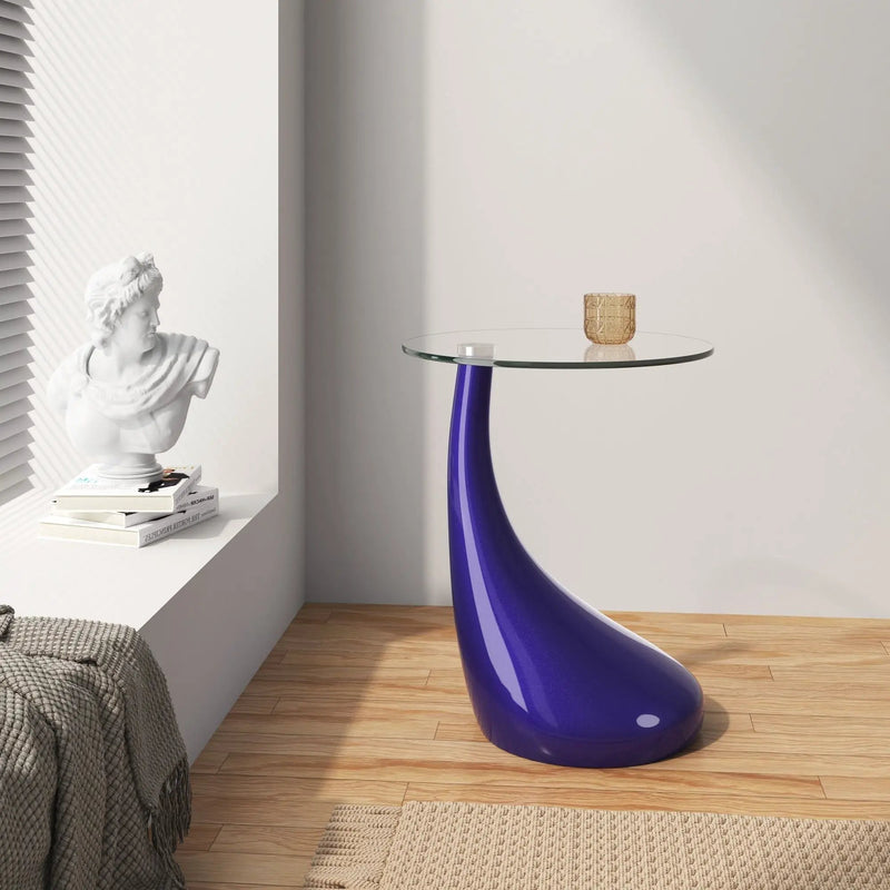 Lava - Accent Table With Curved Base by HouseOfZazla