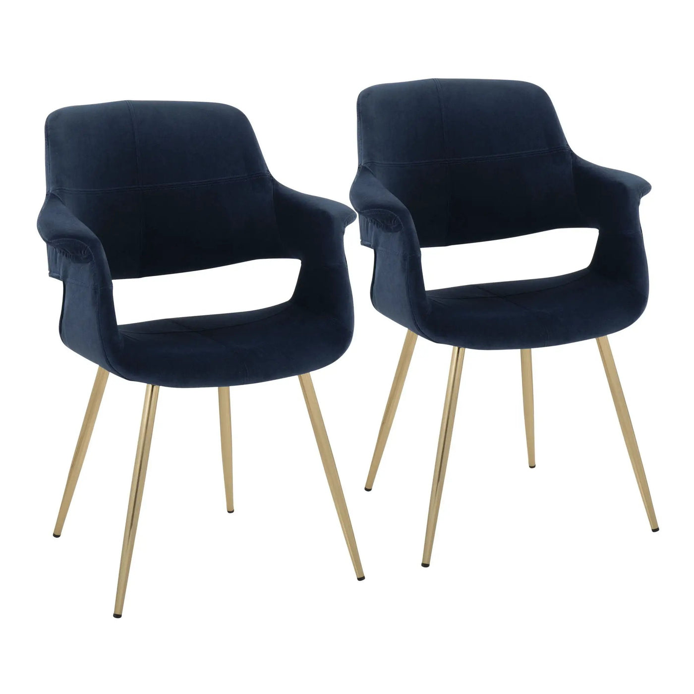 Vintage Flair - Glam / Art Deco, Chair (Set of 2) by HouseOfZazla