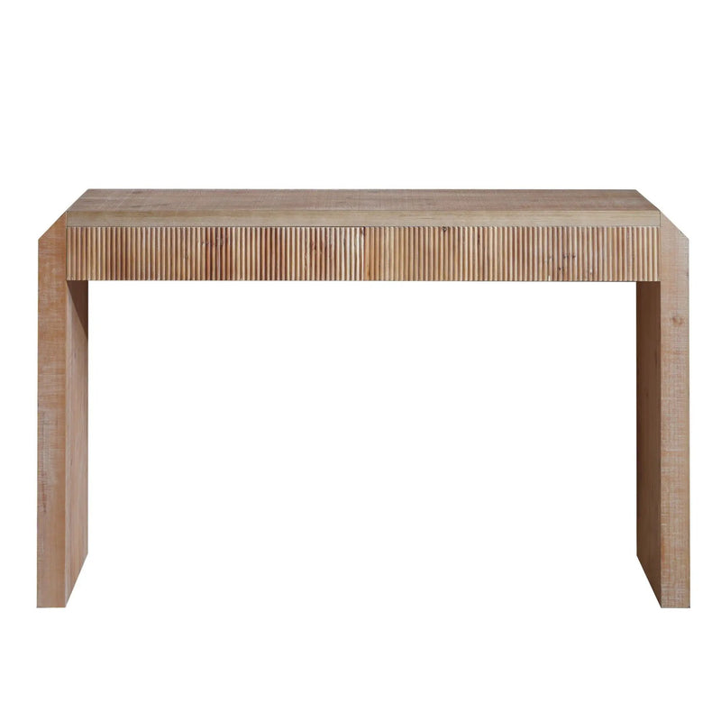 Rustic Modern Console Table With Drawer Storage - Natural Wood by Unique Piece Furniture