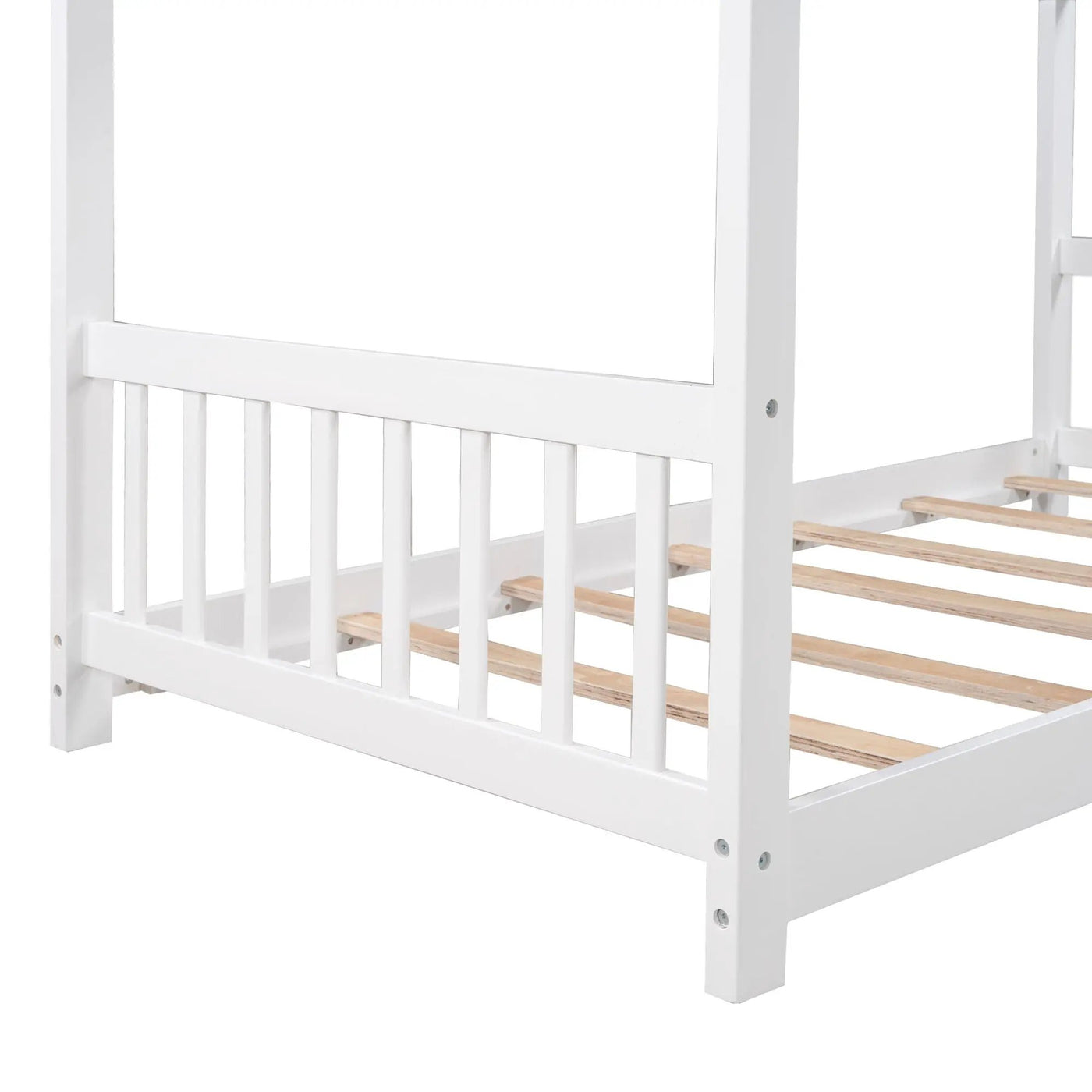 House Platform Bed With Headboard And Footboard, Roof Design by HouseOfZazla