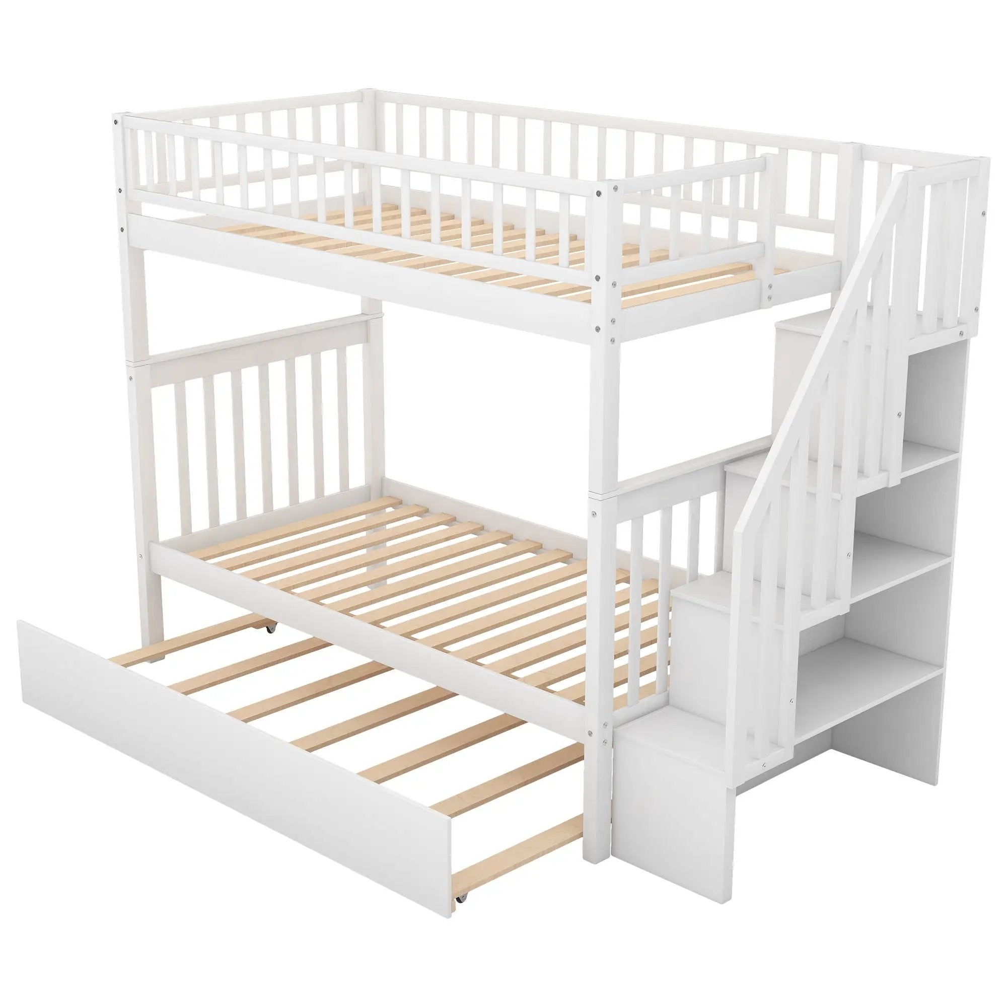 Bunk Bed With Staircase by HouseOfZazla
