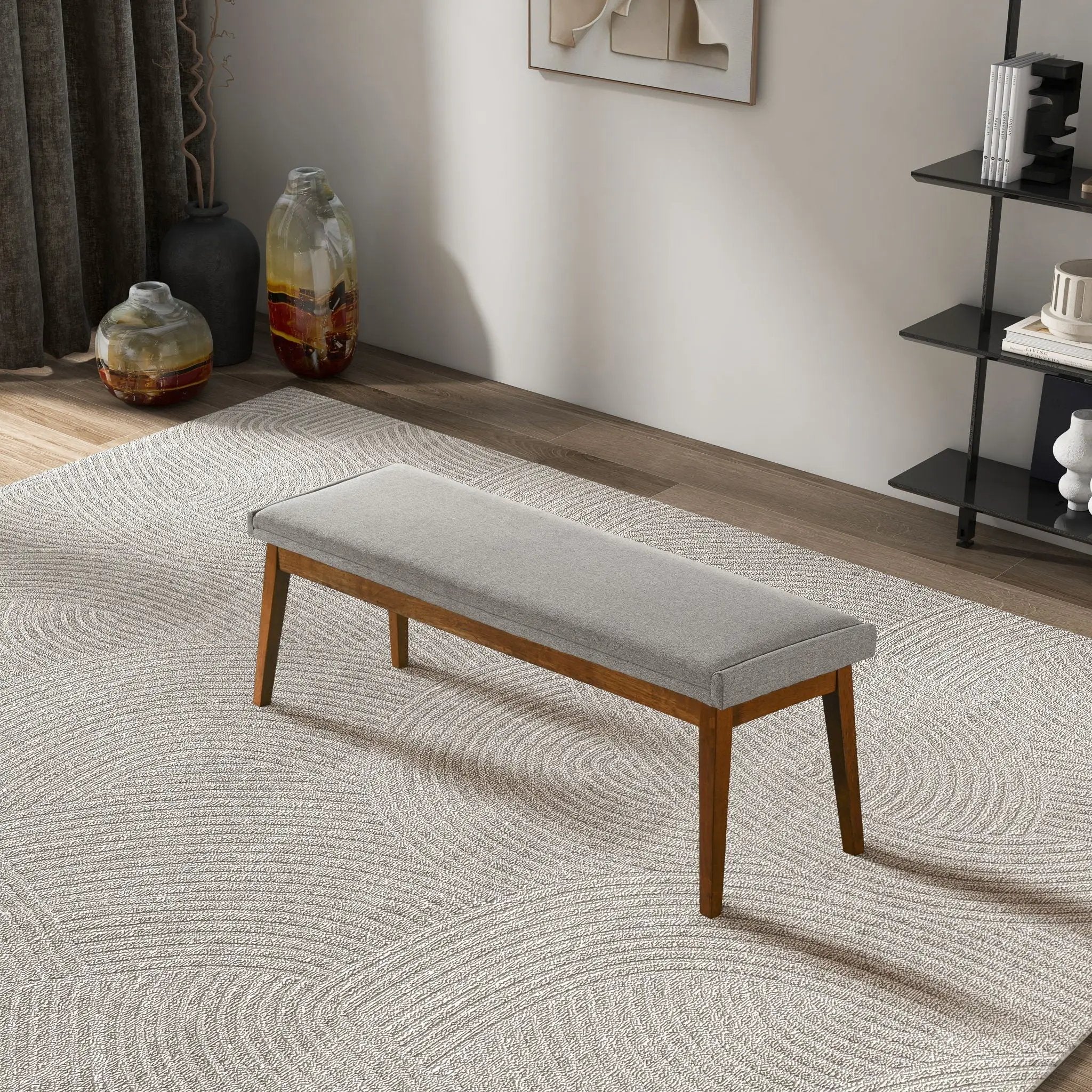 Warren - Bench - Ash Gray by Unique Piece Furniture