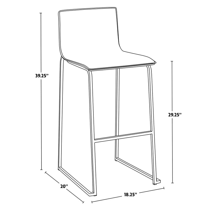 Mara - Contemporary Stylish Barstool (Set of 2) by Unique Piece Furniture