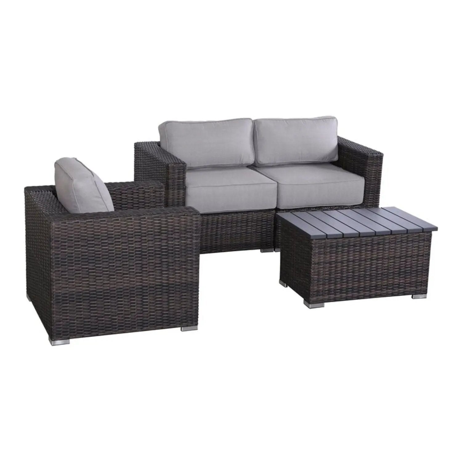 Stylish Sofa Seating Group With Cushions Perfect For Outdoor Gatherings by HouseOfZazla