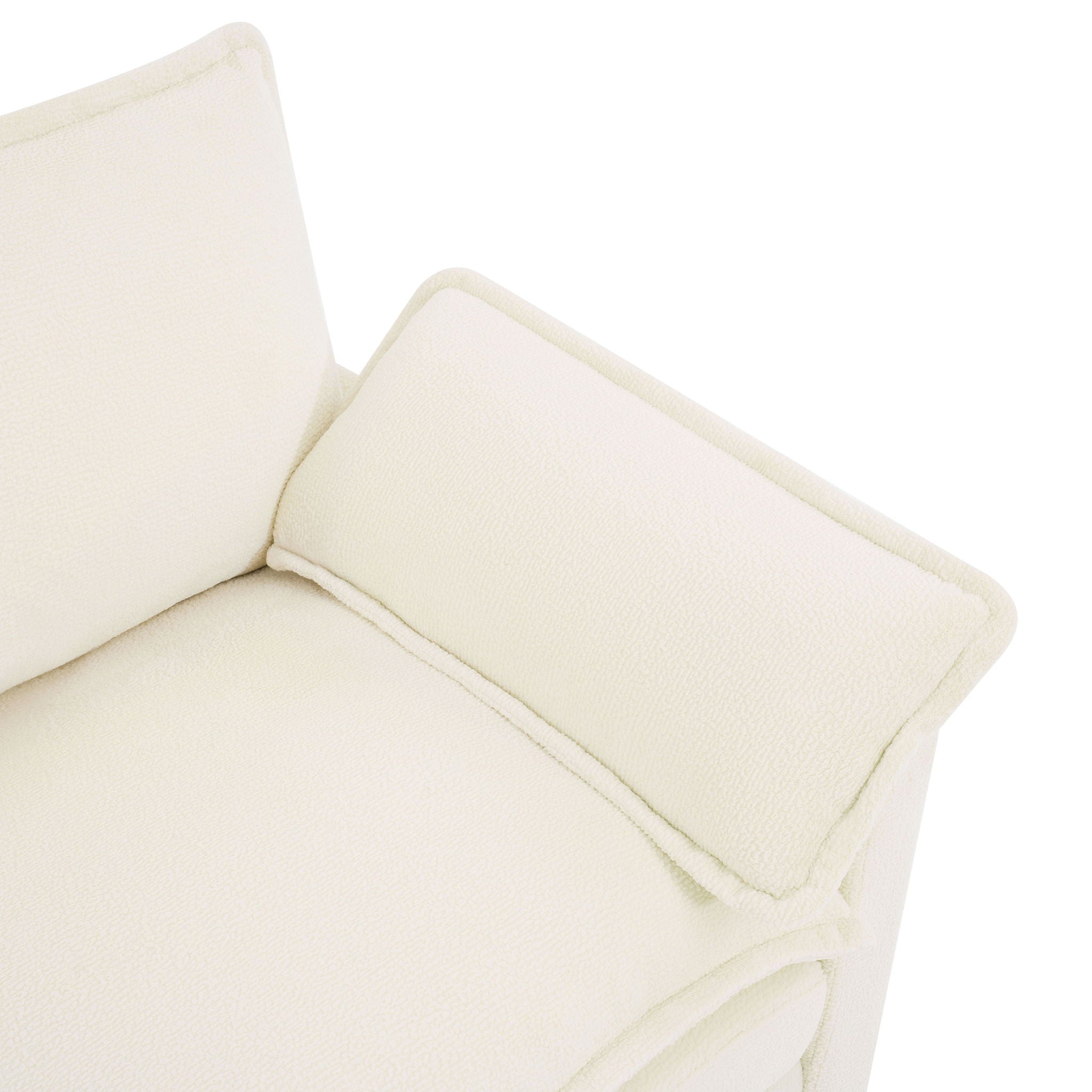Modern Single Seat Accent Chair With Side Storage Pockets by HouseOfZazla