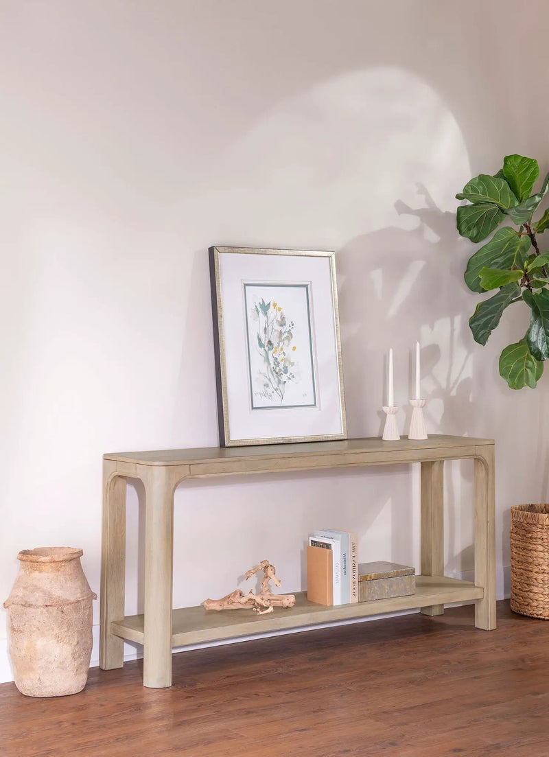 Solano 64-inch Entryway Console Sofa Table Weathered Mango by Unique Piece Furniture