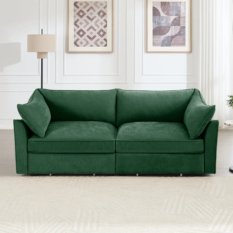 2 Seater Sofa With Pull Out Storage Drawers by HouseOfZazla