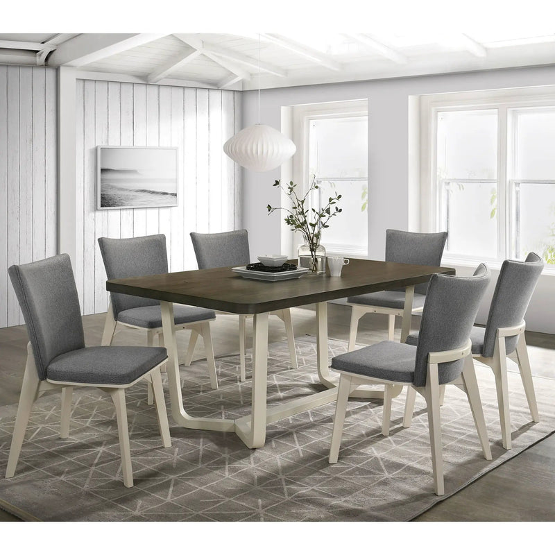 Jean - Upholstered Dining Side Chair (Set of 2) - Gray