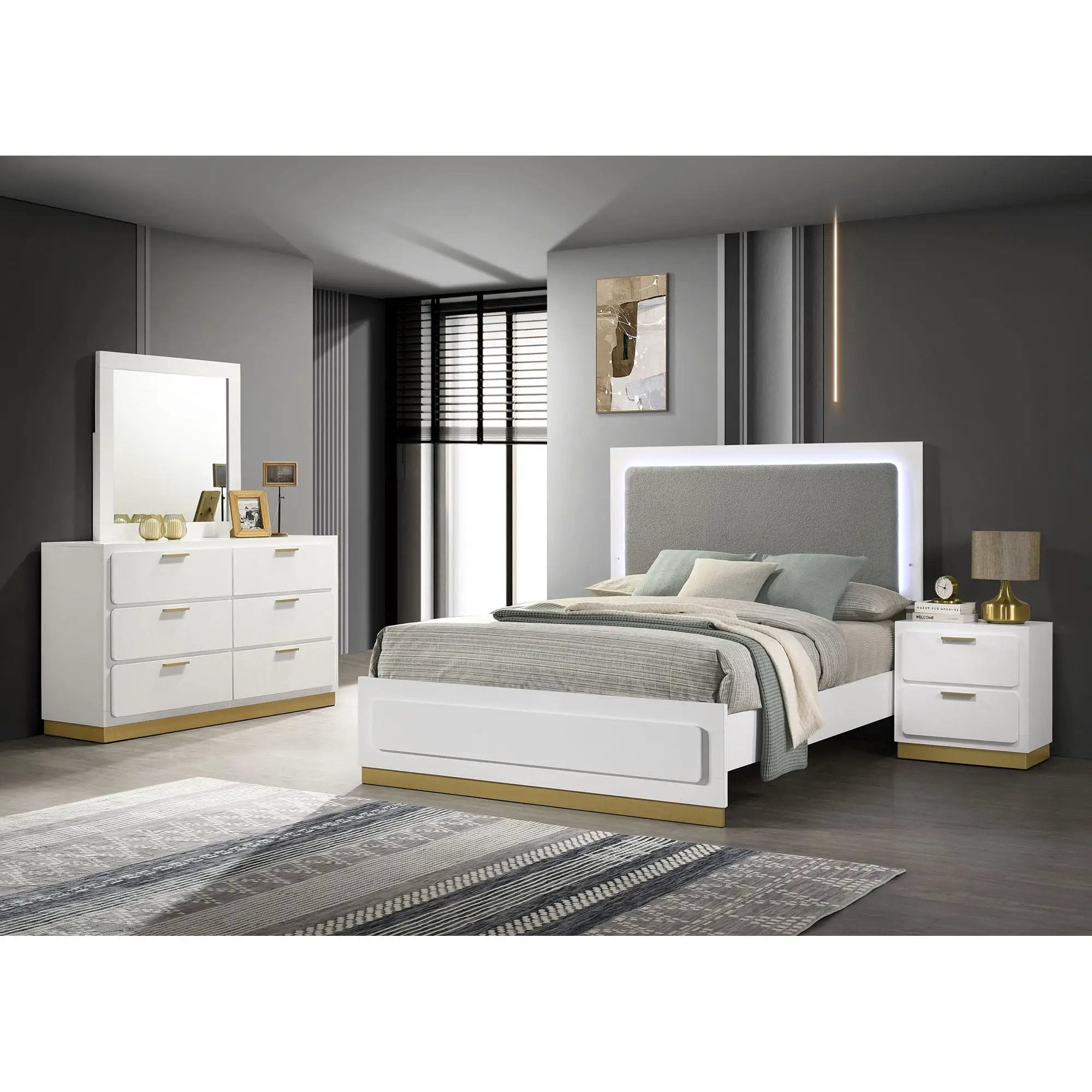 Sophia - 4 Piece Bedroom Set by HouseOfZazla