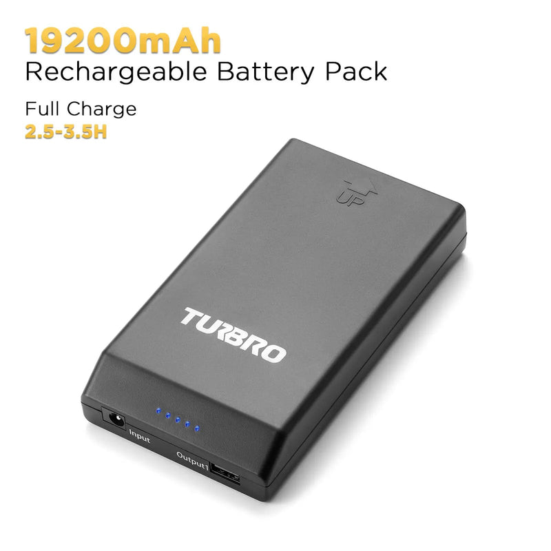 AirSupply MS12 Replacement Battery, 19,200mAh Rechargeable, 50-Hour Runtime by TURBRO