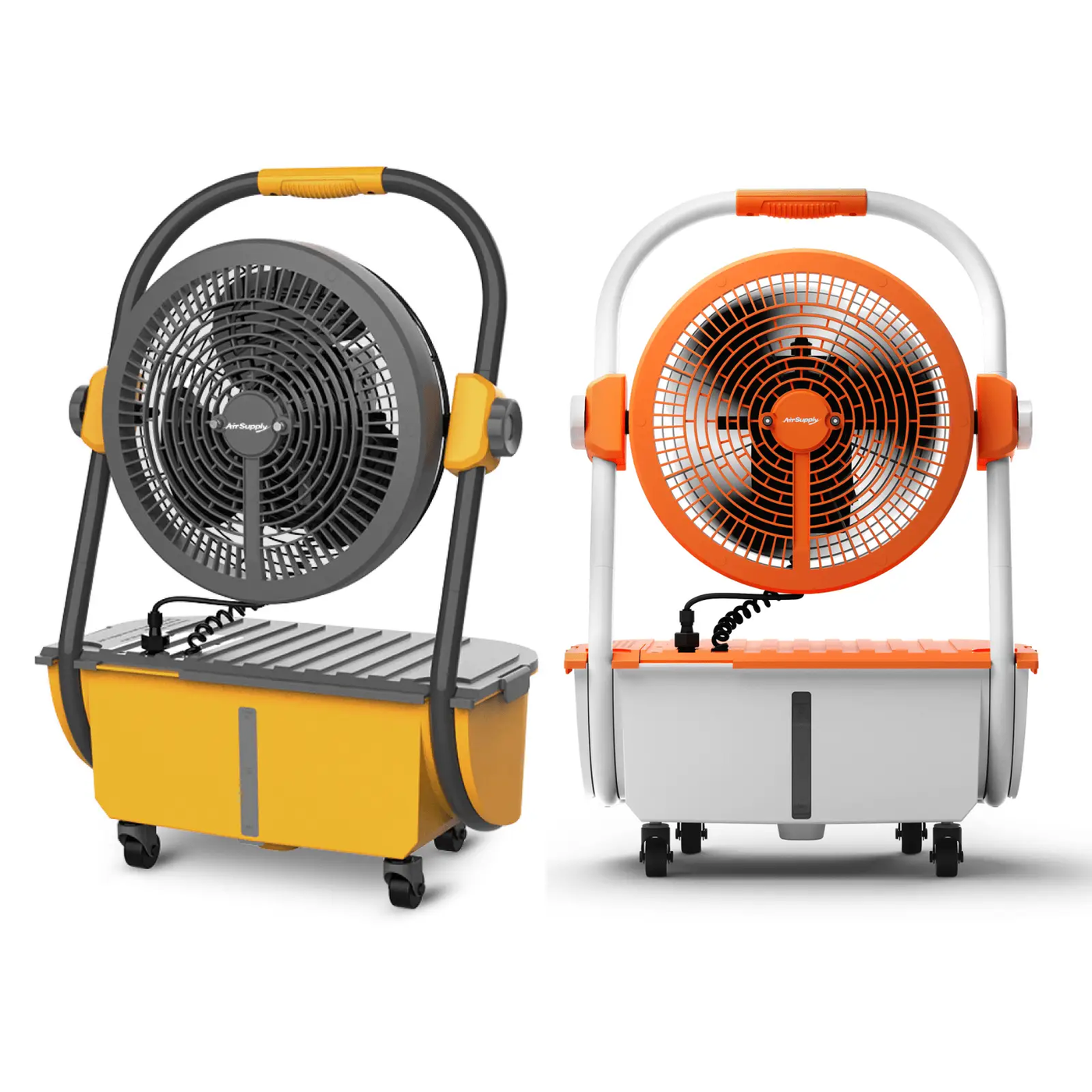 (Open Box) AirSupply MS12 Portable Mist Fan, 19,200mAh Battery & 2.9-Gallon Tank by TURBRO