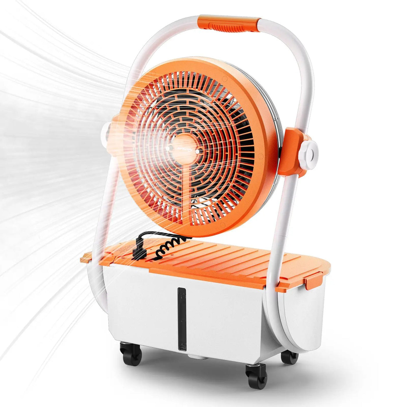 (Open Box) AirSupply MS12 Portable Mist Fan, 19,200mAh Battery & 2.9-Gallon Tank by TURBRO