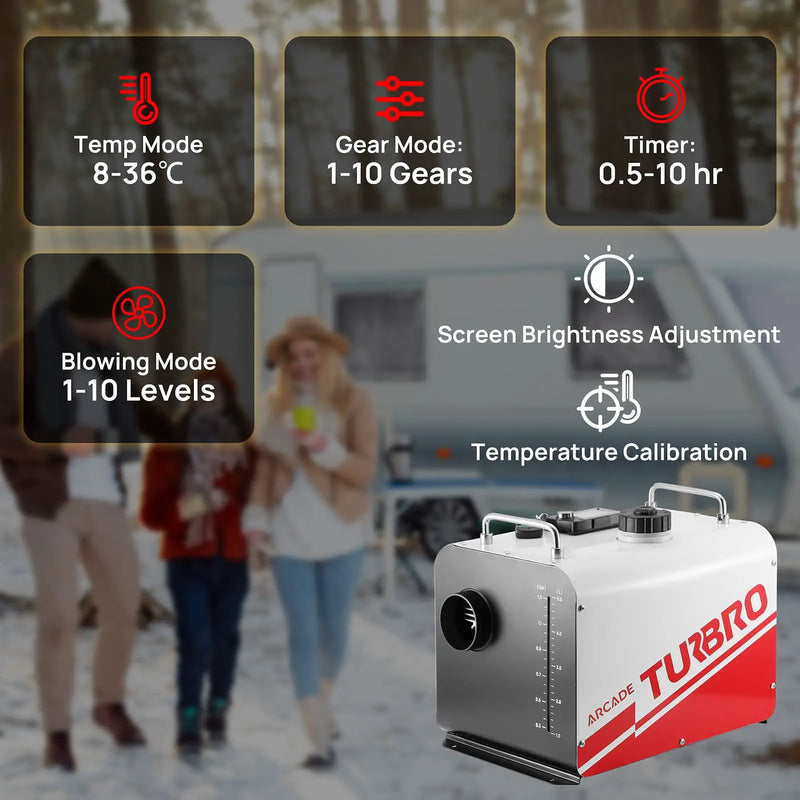 Arcade H8BP Diesel Heater - European version by TURBRO