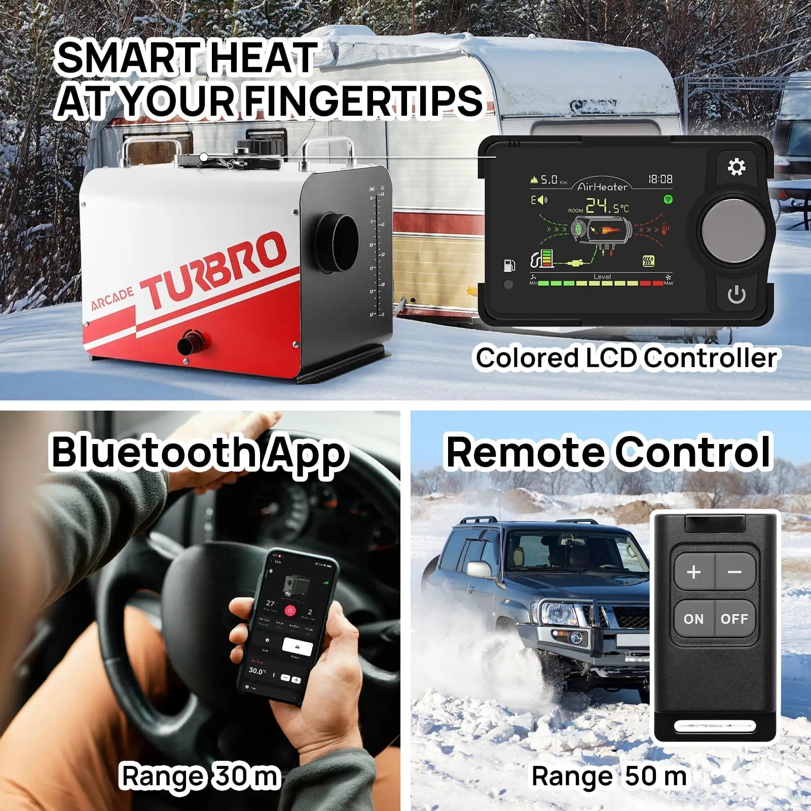Arcade H8BP Diesel Heater - European version by TURBRO