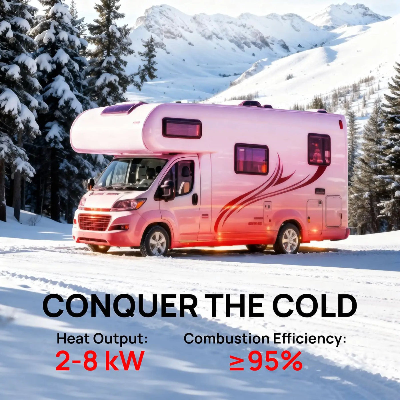 Arcade S8BP Diesel Heater, 8kW Dual Voltage, 4 Gal Large Tank by TURBRO