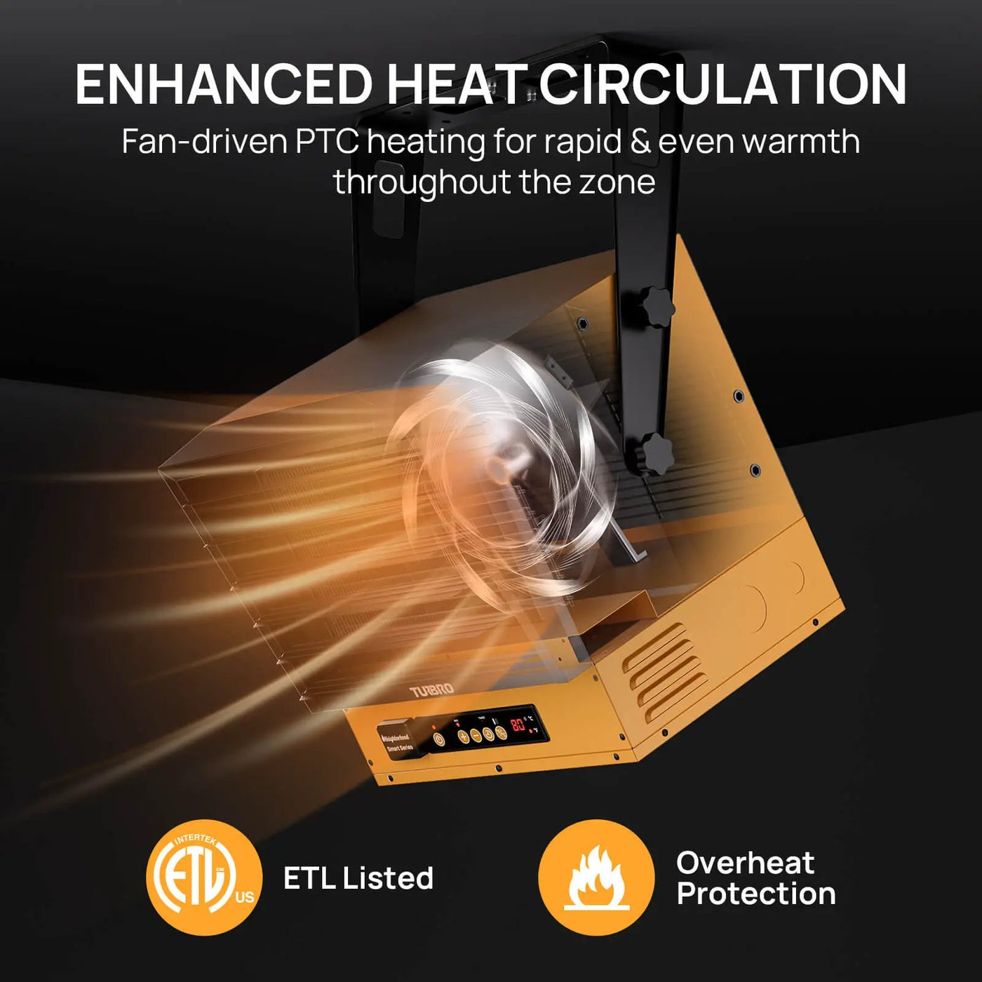Neighborhood GH10K & GH15K Smart Garage Heater - WiFi Enable by TURBRO