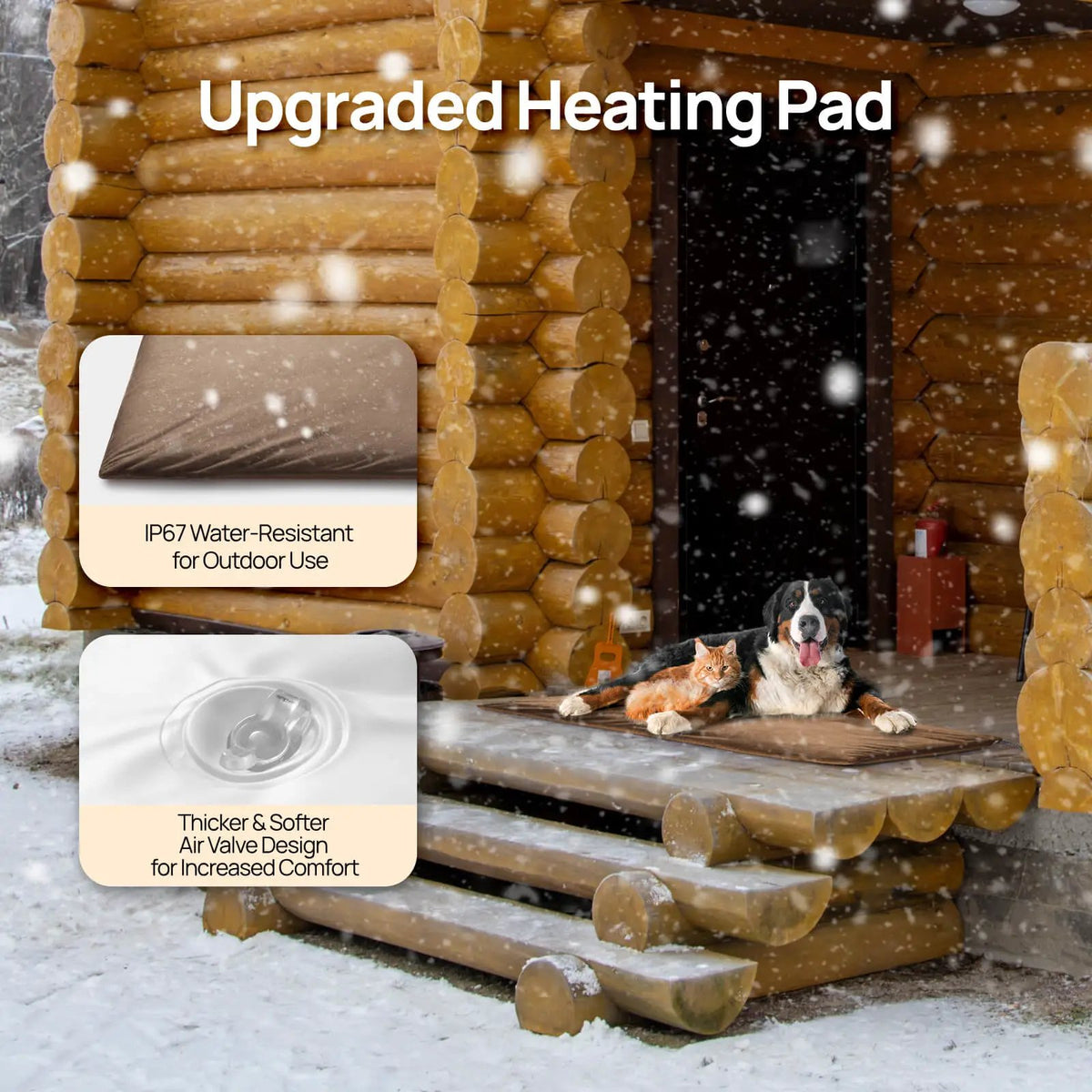 Neighborhood Outdoor Pet Heating Pad by TURBRO