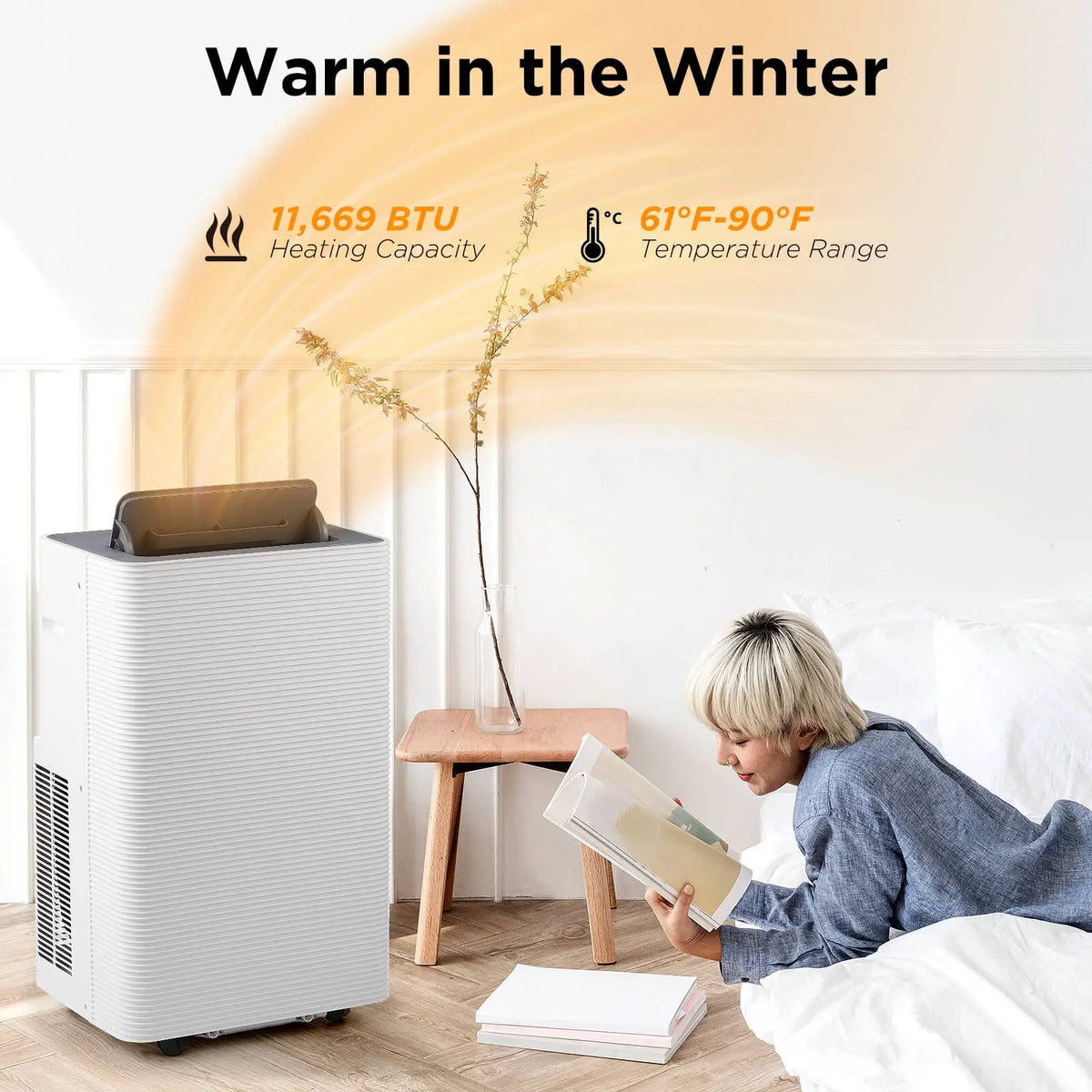 Finnmark 14,000 BTU WiFi Portable Air Conditioner by TURBRO