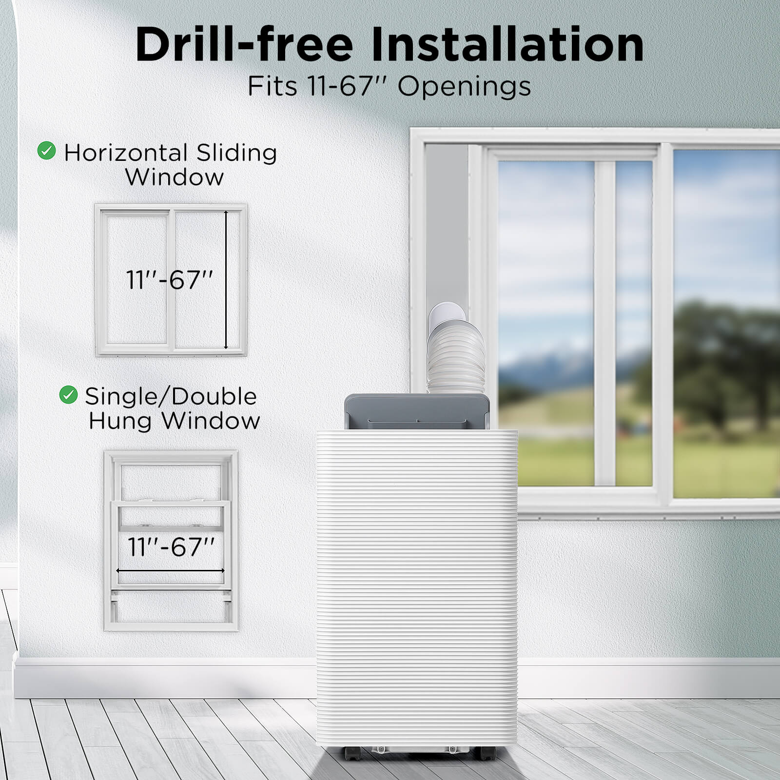 Finnmark 14,000 BTU WiFi Portable Air Conditioner by TURBRO