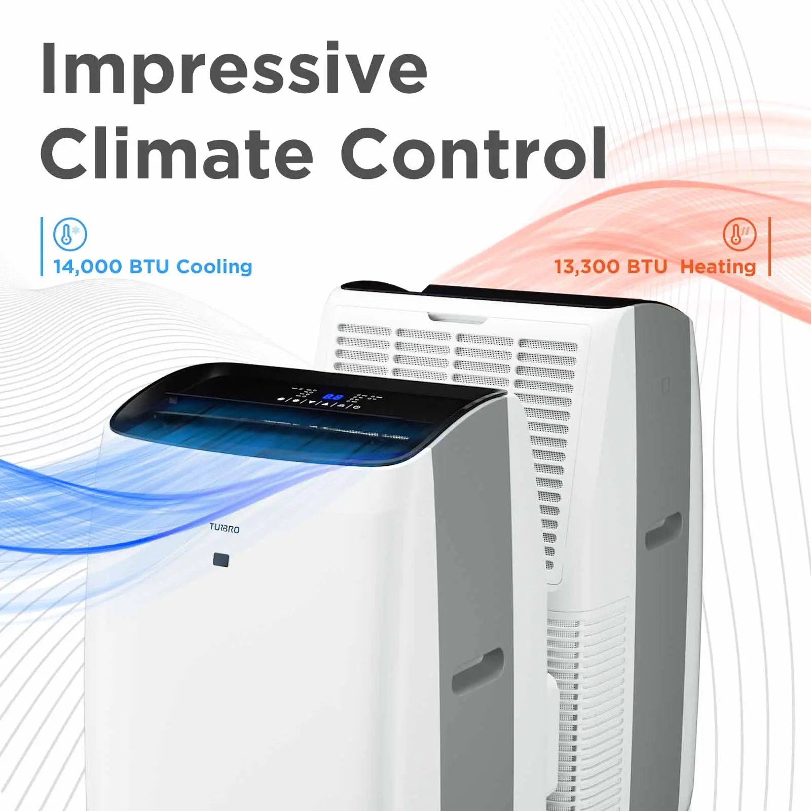 Greenland 14,000 BTU Portable Air Conditioner & Heater by TURBRO