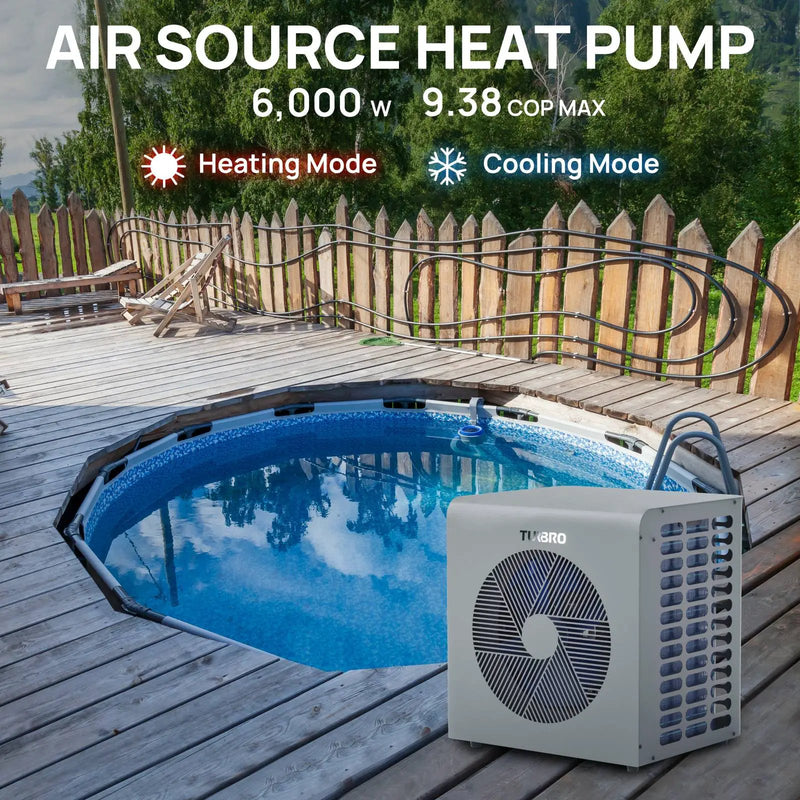 Beluga Inverter Pool Heat Pump - European version by TURBRO