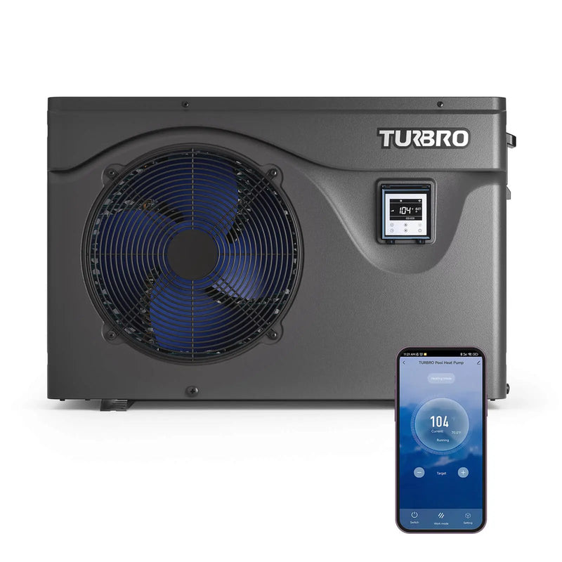 (Open Box) Beluga B50V/B75V Inverter Swimming Pool Heat Pump by TURBRO