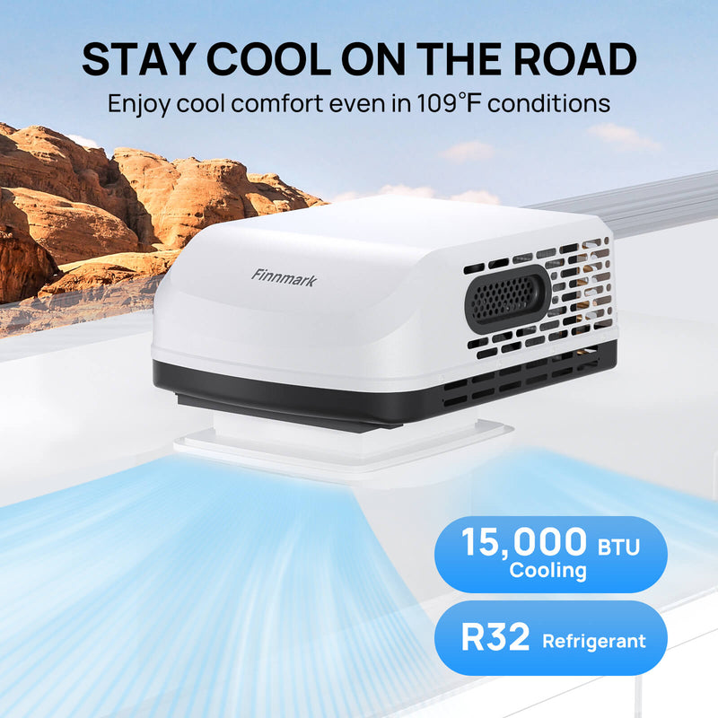 (Open Box) Finnmark 15,000 BTU RV Air Conditioner by TURBRO