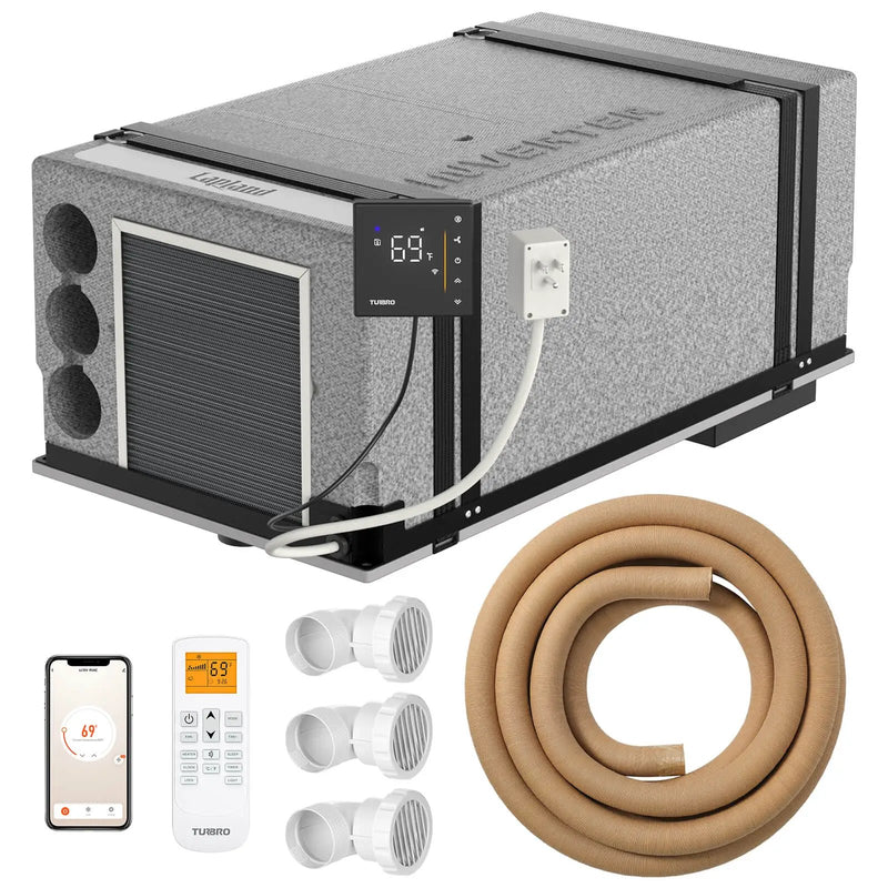 Lapland 10,000 BTU Inverter Under-Bench RV Air Conditioner by TURBRO