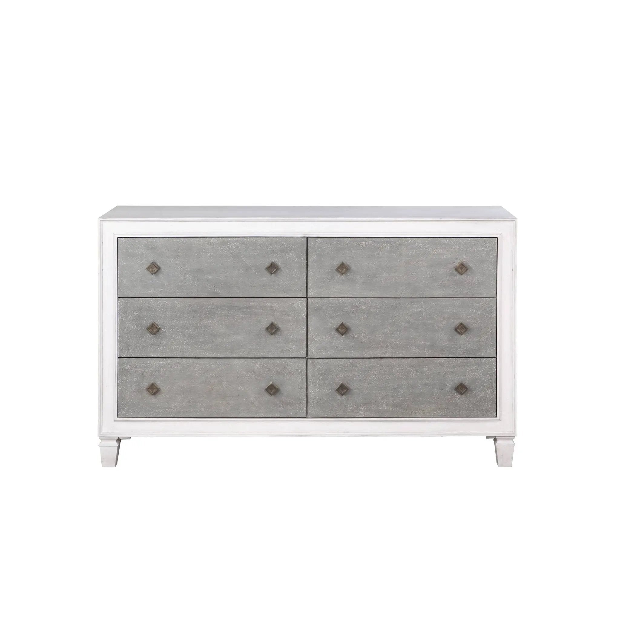 Katia Weathered Dresser - White by HouseOfZazla