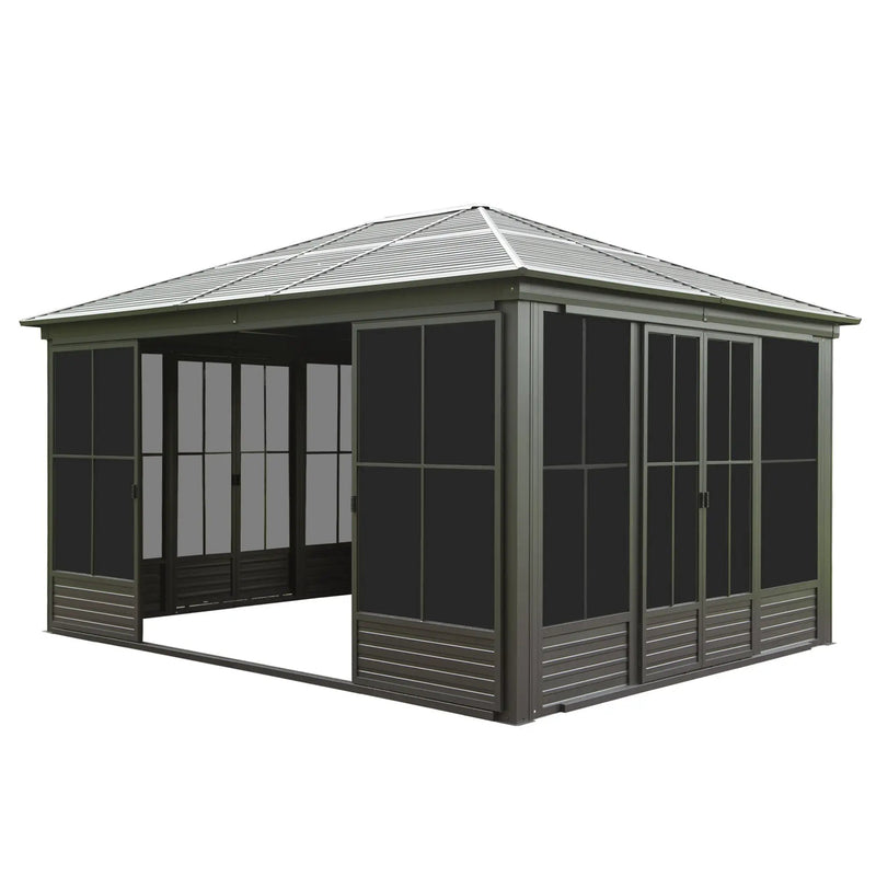 12x14FT Outdoor Sunroom Gazebo by HouseOfZazla