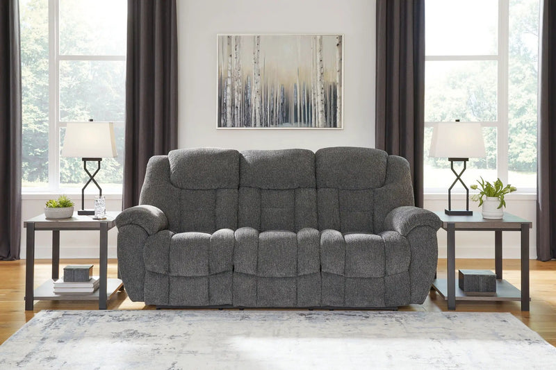 Foreside - Reclining Sofa - Charcoal by Unique Piece Furniture