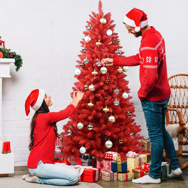 All-Red 4FT Christmas Tree by HouseOfZazla