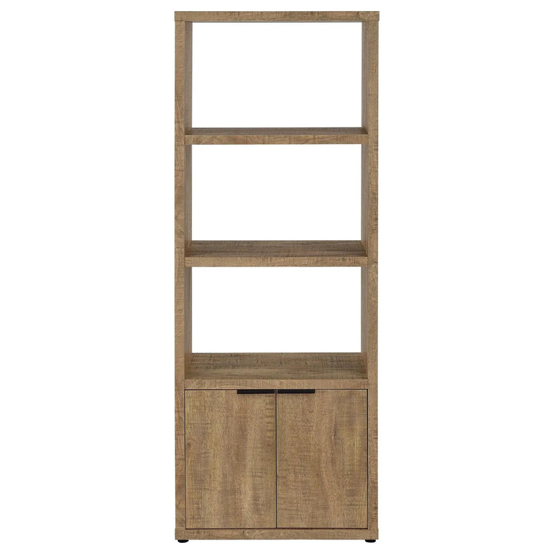 Tabby 3-shelf Engineered Wood Media Tower Mango by Unique Piece Furniture