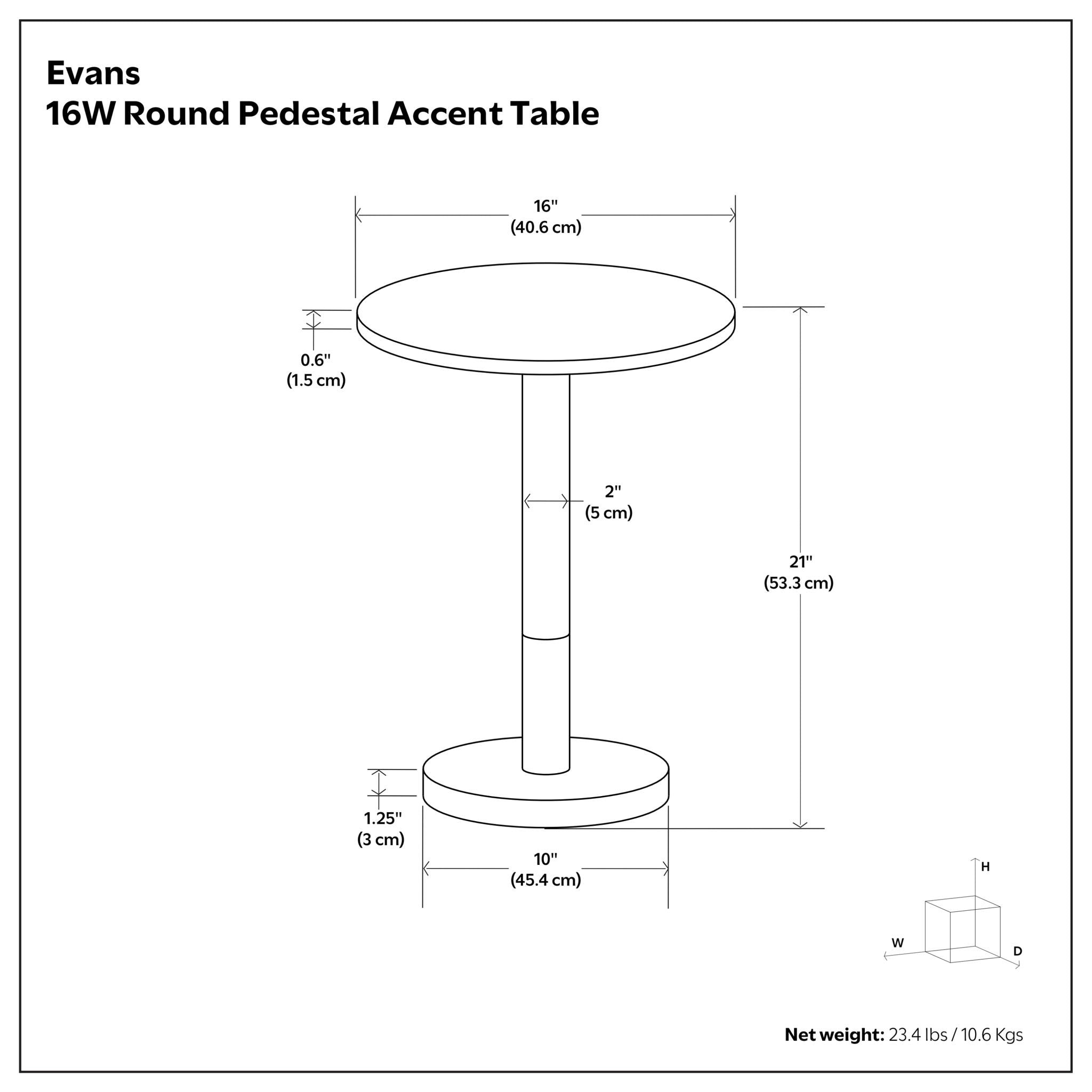 Evans - Side Table by Unique Piece Furniture