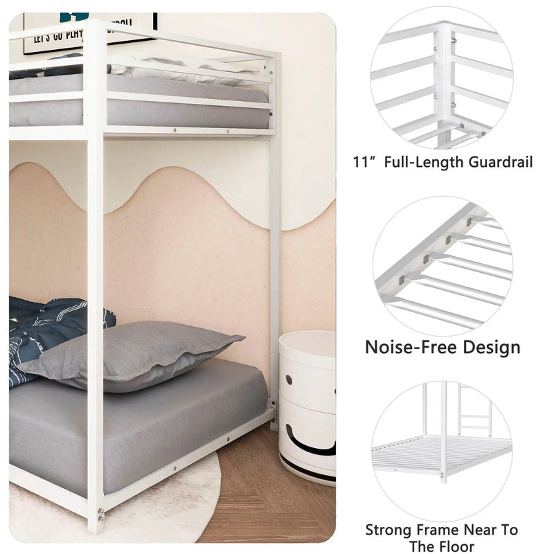 Adam - Metal Bunk Bed by HouseOfZazla