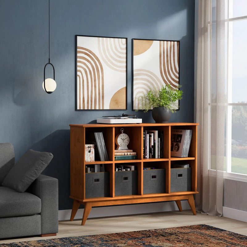 Draper - Handcrafted Low Bookcase by HouseOfZazla