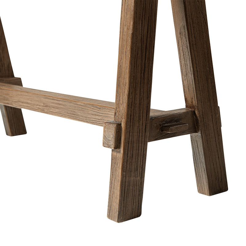 Hawthorne 60'' Solid Reclaimed Elm Trestle Console Table by HouseOfZazla