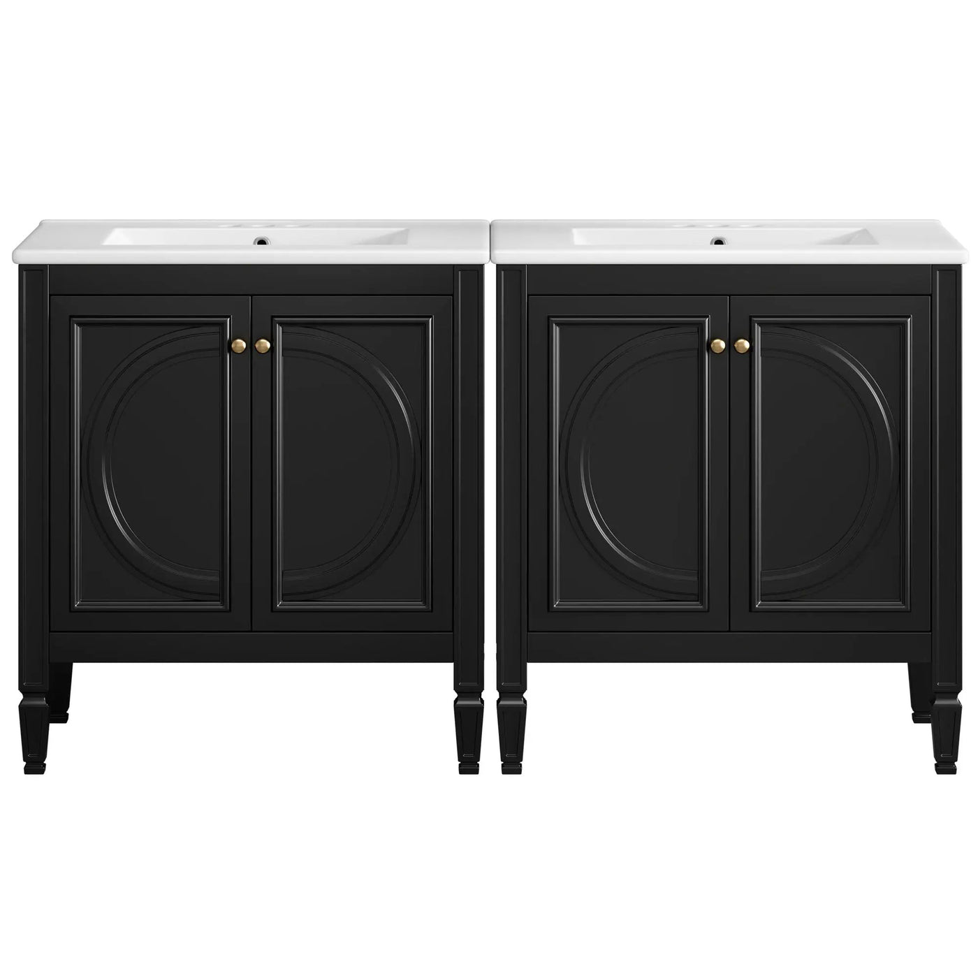 Bathroom Vanity With Sink With 2 Doors And Adjustable Shelf by HouseOfZazla