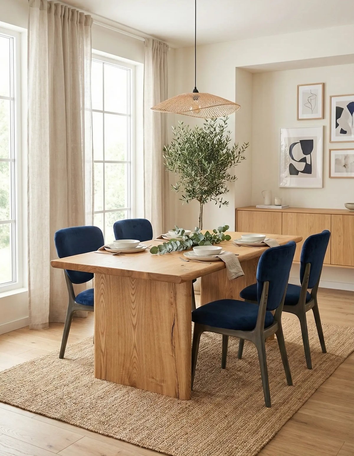 Minimal Solid Dining Table, photo 3 of 8
