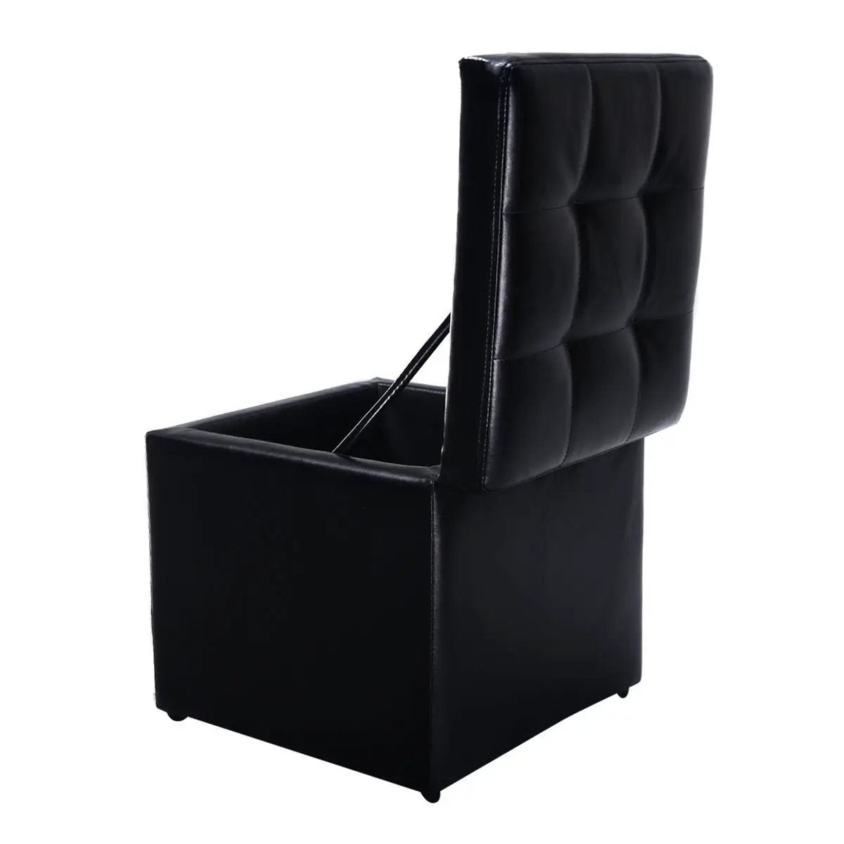Foldable Cube Ottoman Pouffe Storage Seat, photo 7 of 16