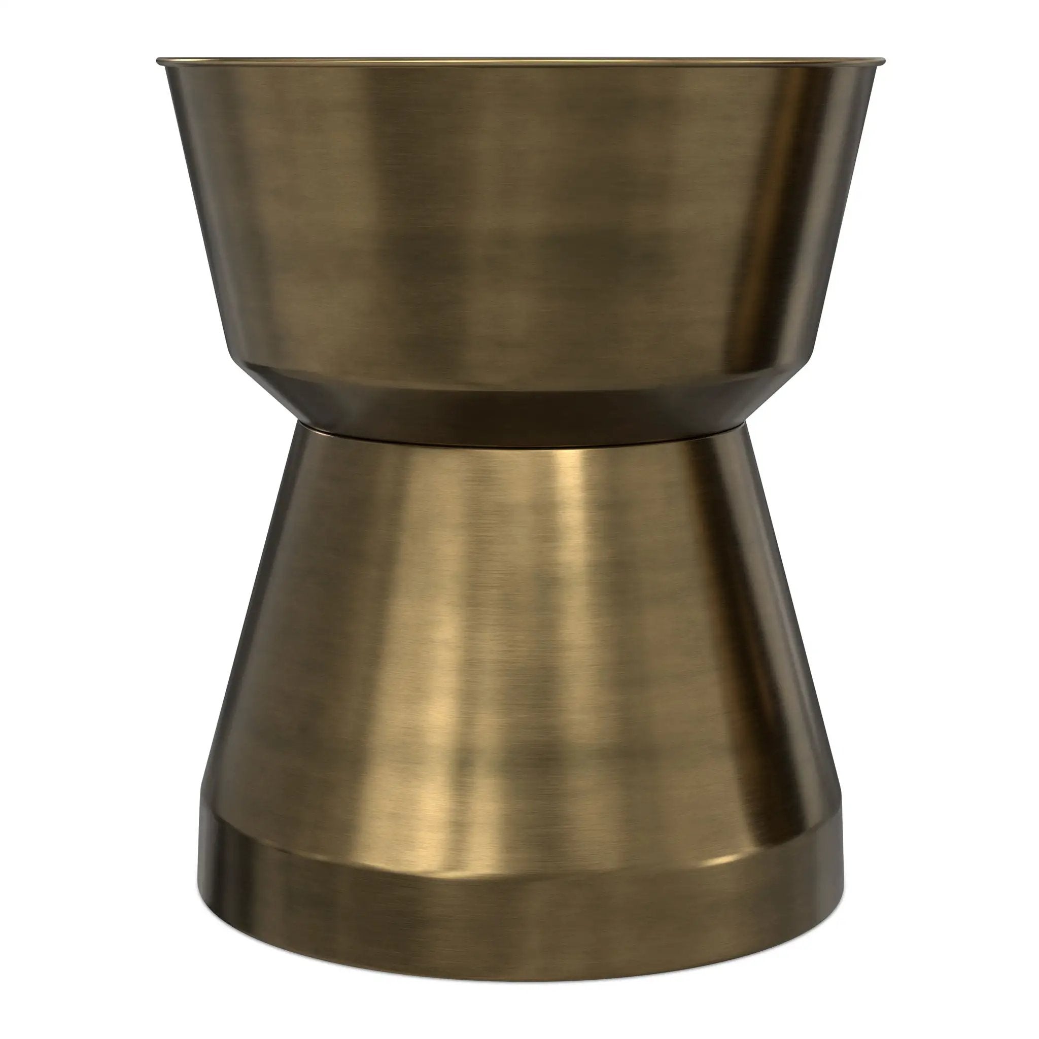Allegra - Side Table - Antique Brass by HouseOfZazla