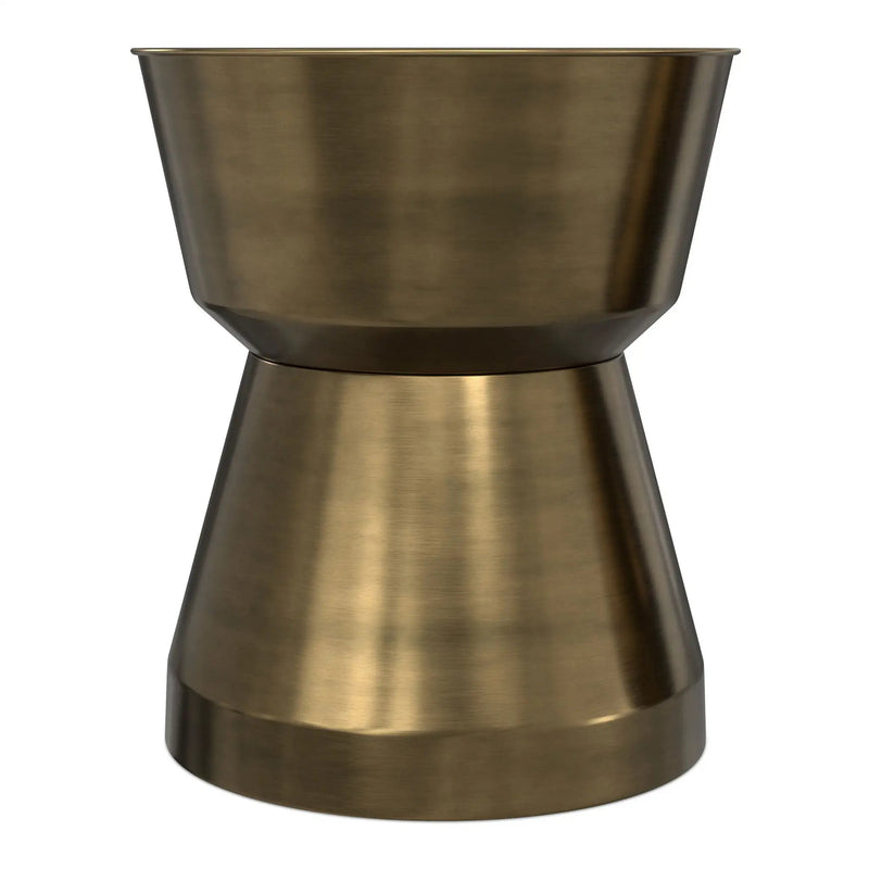 Allegra - Side Table - Antique Brass by HouseOfZazla