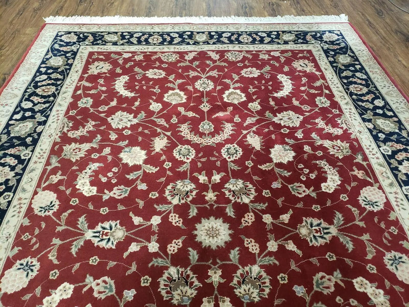 6' X 9' Vintage Fine Oriental Floral Handmade Wool Rug Vegetable Dyes Red Nice by Jewel Rugs