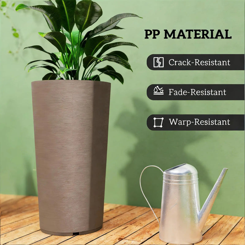Tall Stackable Planters Set of 2 by HouseOfZazla