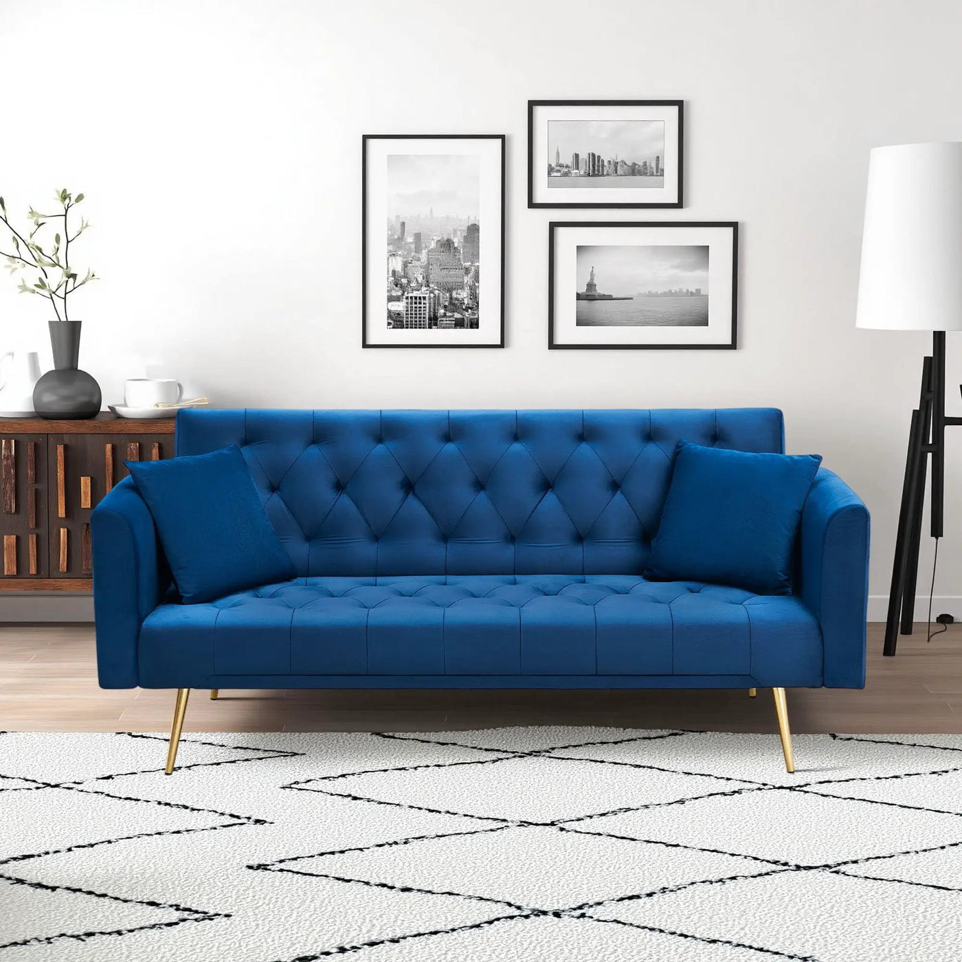 Convertible Double Folding Living Room Sofa Bed by Unique Piece Furniture
