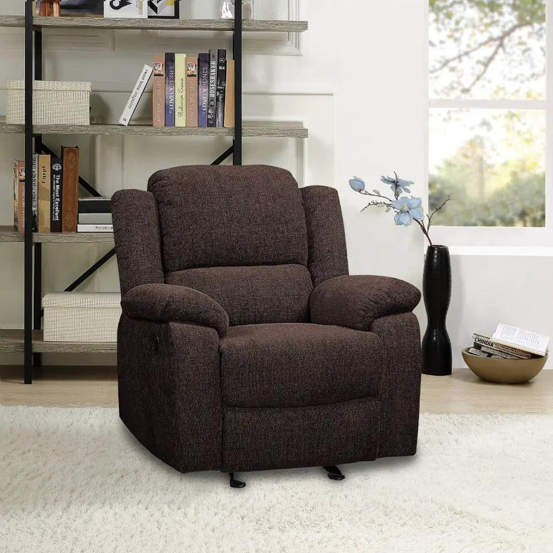 Madden - Motion Glider Recliner - Brown Chenille by Unique Piece Furniture